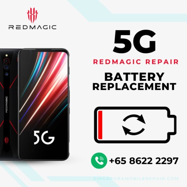 Red Magic 5G Battery Replacement Singapore (Bloated Battery / Can't Charge / Battery Drain)