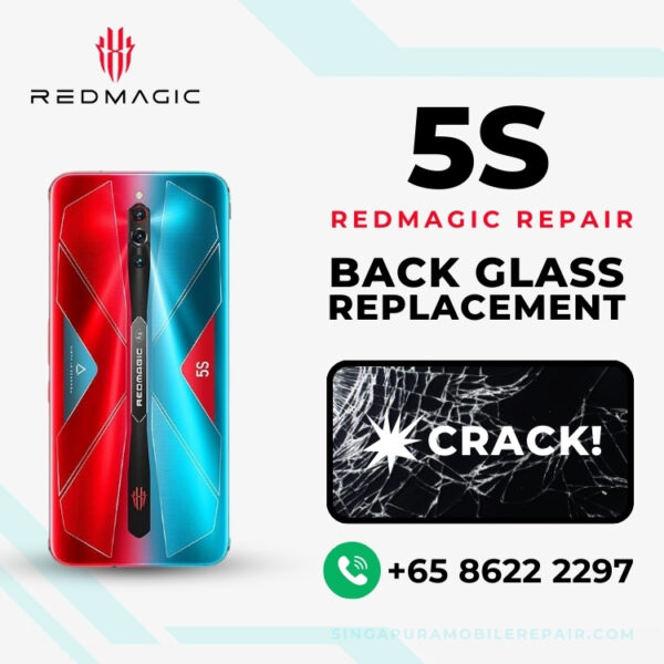 Cheapest Red Magic 5S Cracked Back Cover Replacement Singapore-红魔手机修理中心