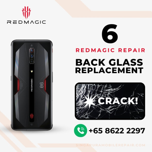 Cheapest Red Magic 6 Cracked Back Cover Replacement Singapore-红魔手机修理中心