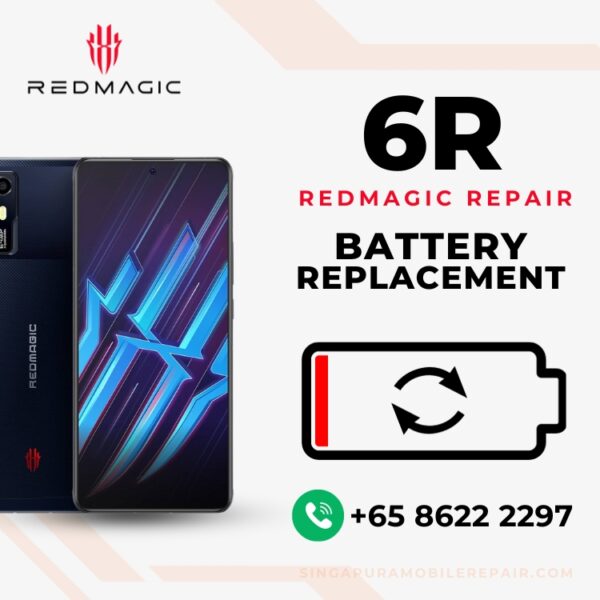 Red Magic 6R Battery Replacement Singapore (Bloated Battery / Can't Charge / Battery Drain)