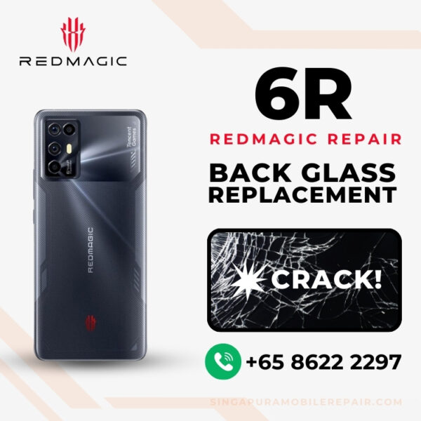 Cheapest Red Magic 6R Cracked Back Cover Replacement Singapore-红魔手机修理中心