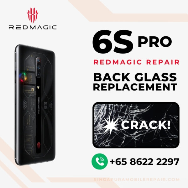 Cheapest Red Magic 6S Pro Cracked Back Cover Replacement Singapore-红魔手机修理中心