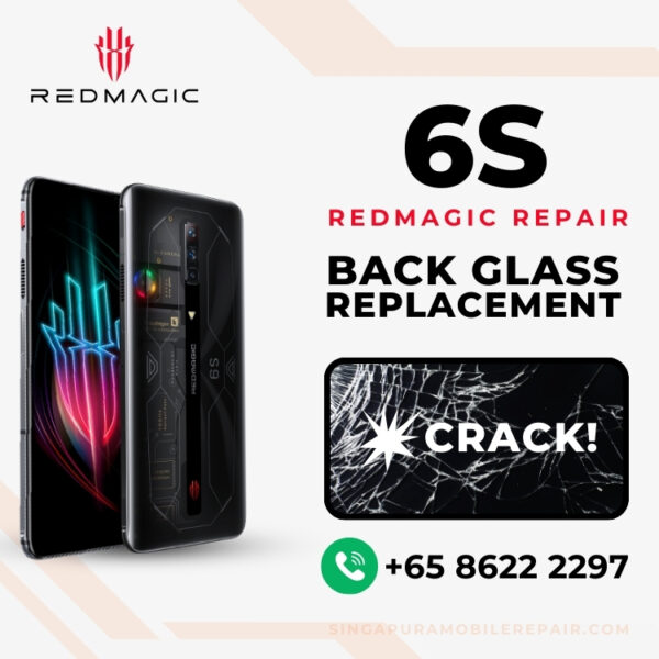 Red Magic 6R Back Cover Glass Screen Replacement Cost Singapore