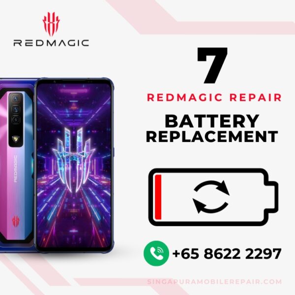 Red Magic 7 Battery Replacement Singapore (Bloated Battery / Can't Charge / Battery Drain)