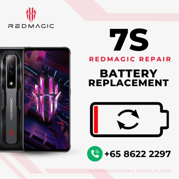 Red Magic 7S Battery Replacement Singapore (Bloated Battery / Can't Charge / Battery Drain)