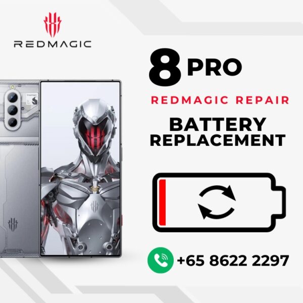 Red Magic 8 Pro Battery Replacement Singapore (Bloated Battery / Can't Charge / Battery Drain)