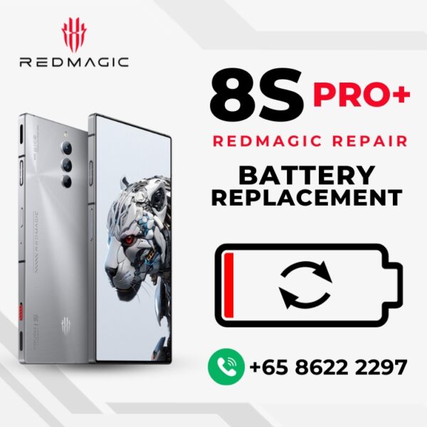 Red Magic 8S Pro+ Battery Replacement Singapore (Bloated Battery / Can't Charge / Battery Drain)