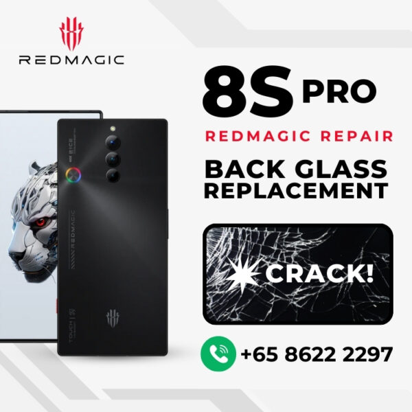 Cheapest Red Magic 8S Pro Cracked Back Cover Replacement Singapore-红魔手机修理中心