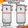 Cheapest Samsung S23 FE Cracked Screen Replacement Singapore-三星手机修理中心