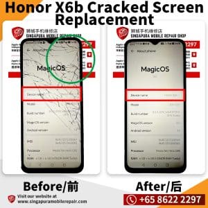 Cheapest Honor X6b Cracked Screen Replacement Singapore-荣耀手机修理中心