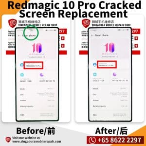 Cheapest Red Magic 10 Pro Cracked Screen Replacement Singapore-红魔手机修理中心