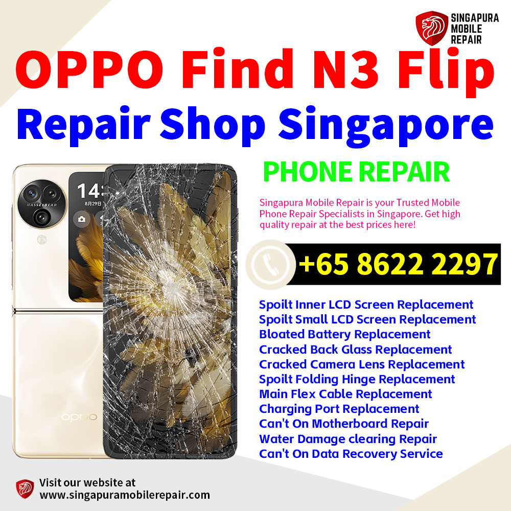 Cheapest OPPO Find N3 Flip Repair Service Center Shop Singapore
