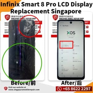 Cheapest Infinix Smart 8 Pro LCD Display Replacement Singapore