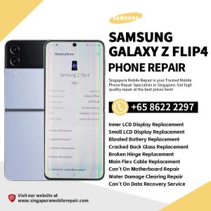 Cheapest Samsung Z Flip 4 Repair Service Shop Singapore-三星手机维修中心