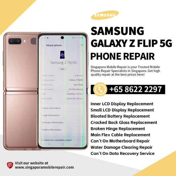 Cheapest Samsung Z Flip 5G (Flip 2) Repair Service Shop Singapore-三星手机维修中心