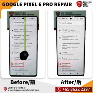 Cheapest Google Pixel 6 Pro LCD Display Replacement Center Singapore-谷歌手机修理中心