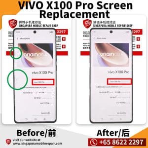 Cheapest VIVO X50 X60 X70 X80 X90 X100 X200 Pro Plus Repair Shop Singapore-维沃手机维修中心