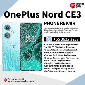 Cheapest OnePlus Nord CE3 Repair Service Shop Singapore-一加手机维修中心