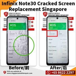 Cheapest Infinix Note30 4G Repair Service Shop Singapore-传音手机维修中心