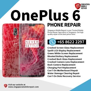 Cheapest OnePlus 6 Phone Repair Service Shop Singapore-一加手机维修中心