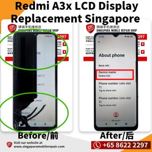 Xiaomi Redmi A3x Phone LCD Display Replacement Singapore-小米手机修理中心