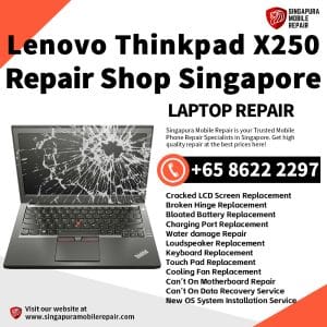 Lenovo Thinkpad X250 Repair Singapore-Lenovo Laptop 修理中心