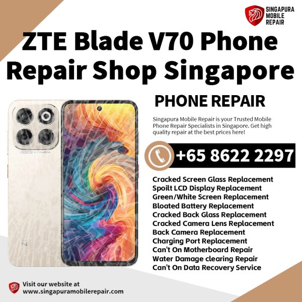 Cheapest ZTE Blade V70 Phone Repair Center Shop Singapore