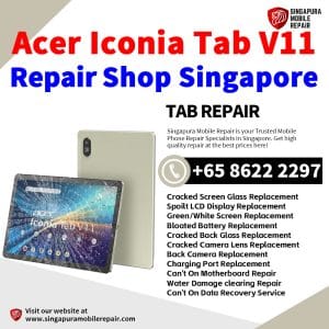 Acer Iconia Tab V11 Tablet-V11-11-885E Repair Shop Singapore-Acer Tablet 修理中心