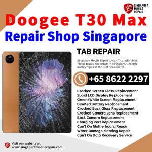 Doogee T30 Max Repair Shop Singapore-Doogee Tablet 修理中心