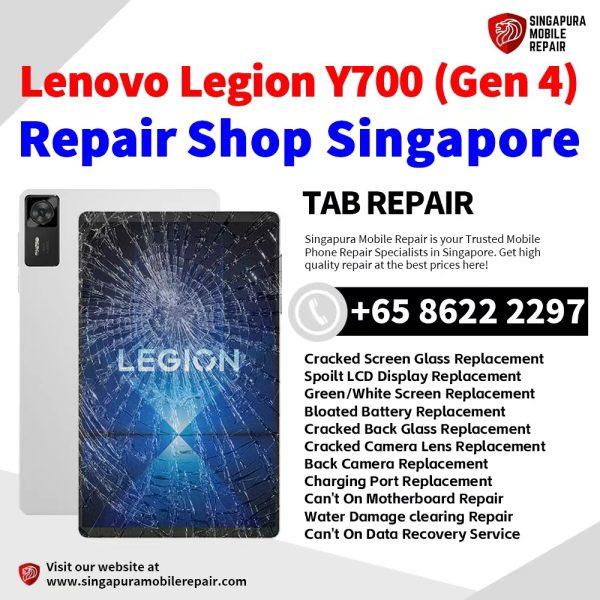 Cheapest Lenovo Legion Y700 (Gen 4) Tablet Repair Center Shop Singapore