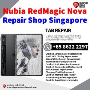 RedMagic Nova Tablet Repair Shop Singapore-Red Magic Tablet 修理中心