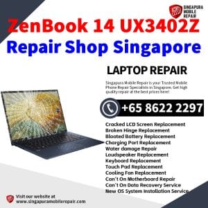 Asus ZenBook 14 UX3402Z Laptop Repair Singapore-Asus Laptop 修理中心