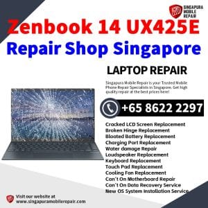 Asus Zenbook 14 UX425E Laptop Repair Singapore-Asus Laptop 修理中心