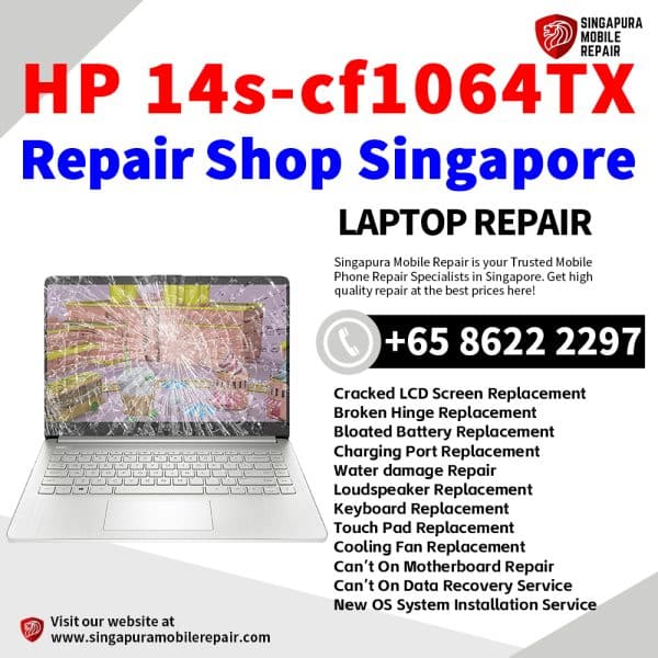 Cheapest HP 14s-cf1064TX Laptop Repair Center Shop Singapore