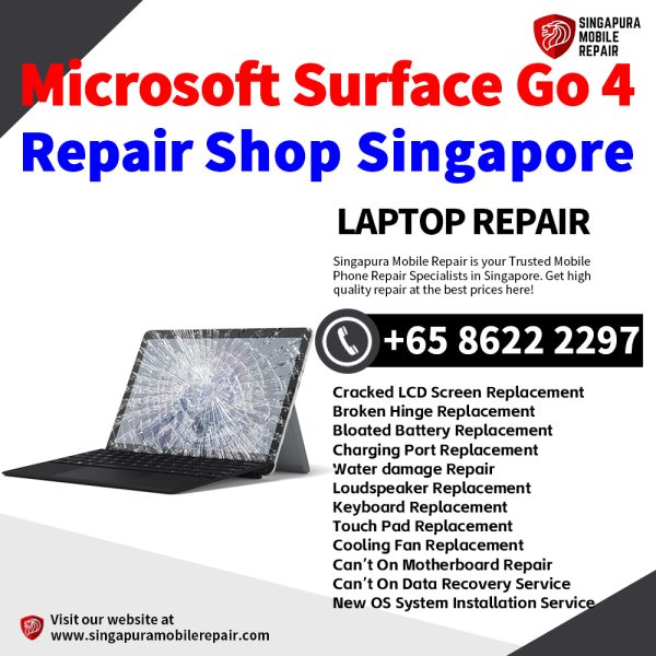 Best Microsoft Surface Go 4 Laptop Repair Center Shop Singapore