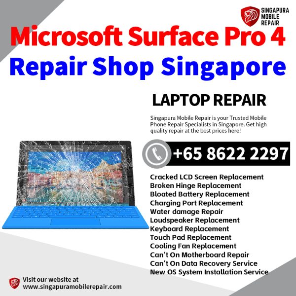 Best Microsoft Surface Pro 4 Laptop Repair Center Shop Singapore