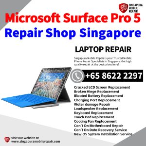 Best Microsoft Surface Pro 5 Laptop Repair Center Shop Singapore