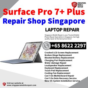 Best Microsoft Surface Pro 7+ Plus Laptop Repair Center Shop Singapore