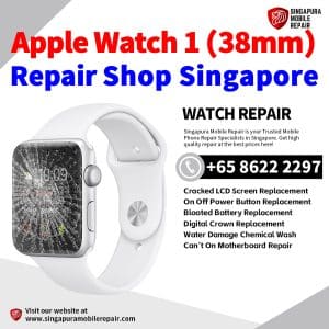 Apple Watch (38mm) Repair Shop Singapore-Apple Watch 修理中心