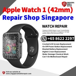 Apple Watch (42mm) Repair Shop Singapore-Apple Watch 修理中心