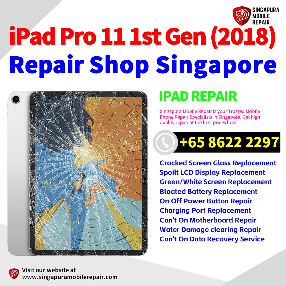 Cheapest Best iPad Pro 11 1st Gen (2018) Repair Service Center Shop Singapore