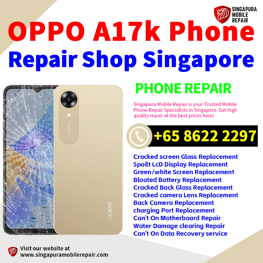 Cheapest OPPO A17k Repair Service Center Shop Singapore