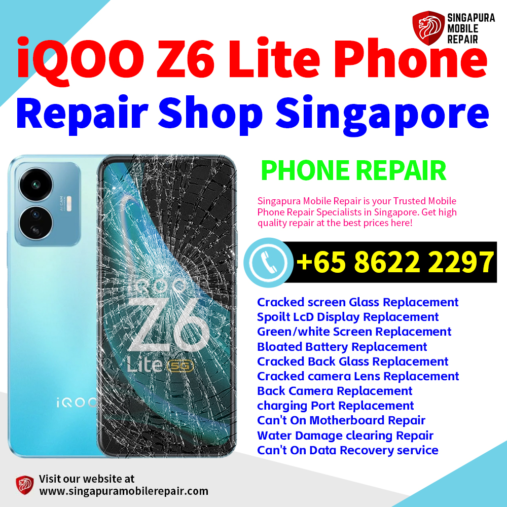 Cheapest iQOO Z6 Lite Repair Service Center Shop Singapore