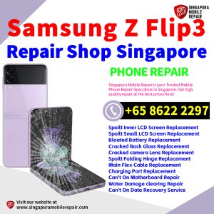 Cheapest Samsung Galaxy Z Flip 3 Repair Service Center Shop Singapore