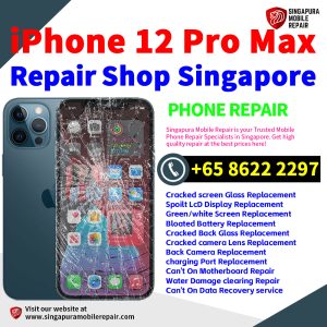 Cheapest iPhone 12 Pro Max Repair Service Center Shop Singapore